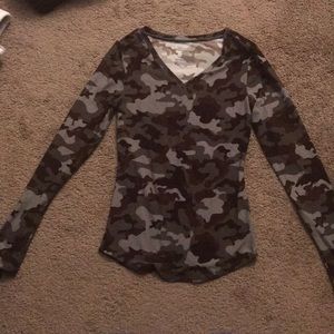 Long sleeve camouflage shirt